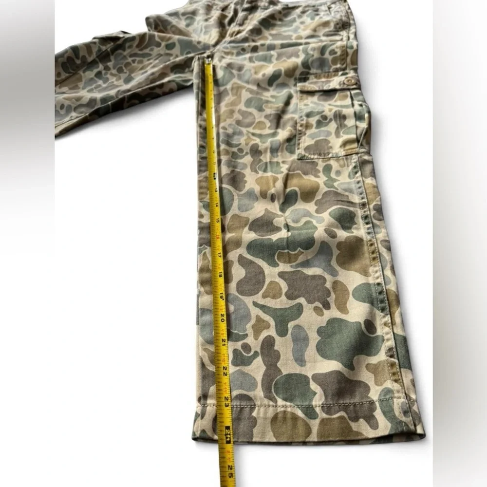 Madewell Camo Cargo Pants Womens 26 Utility Military Army Green Straight Leg - Picture 7 of 7